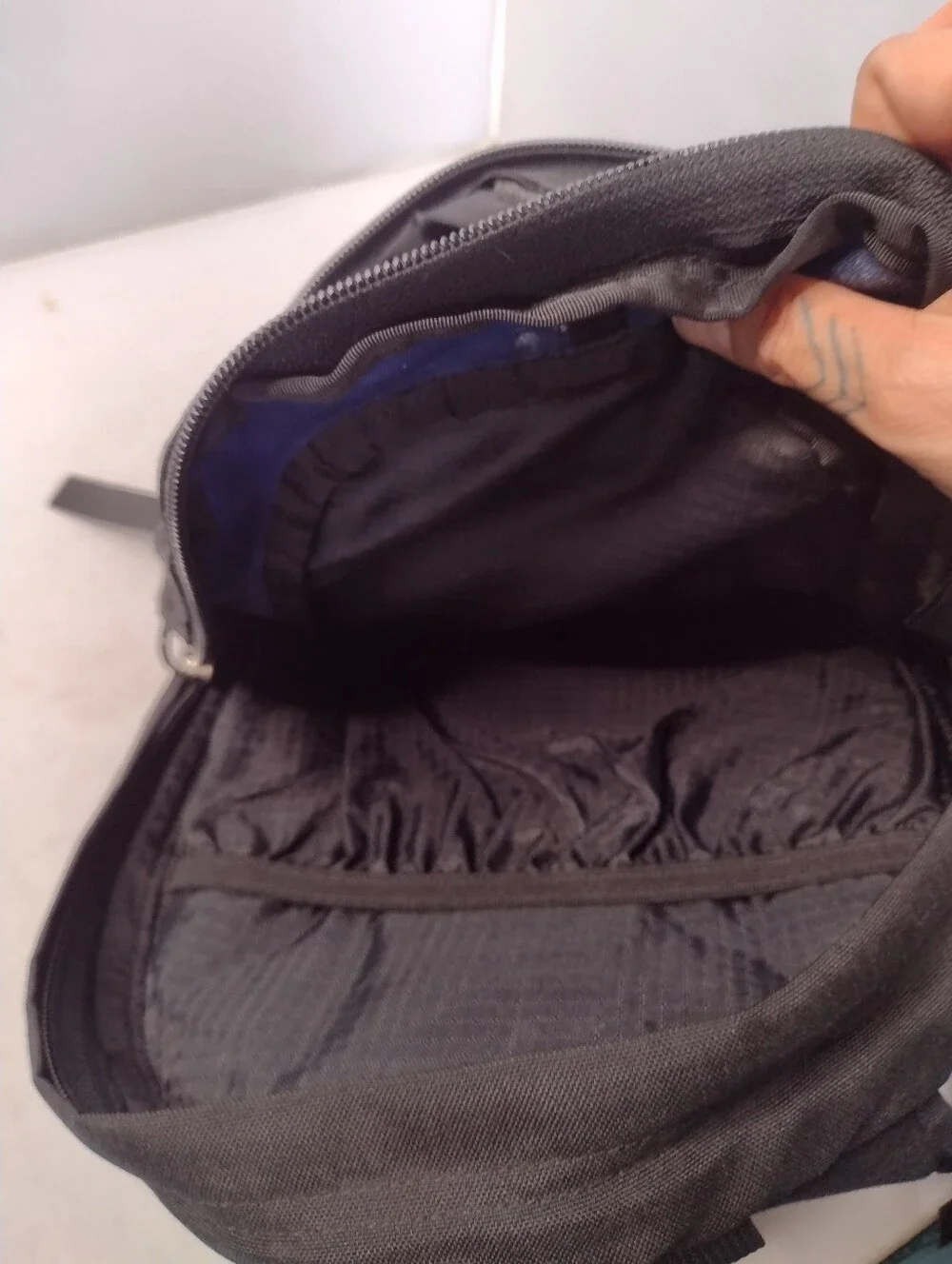 Vintage Gregory Mirage Daypack Hiking Backpack Blue Black Trail Outdoor P3